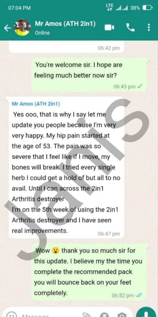 WhatsApp testimonials